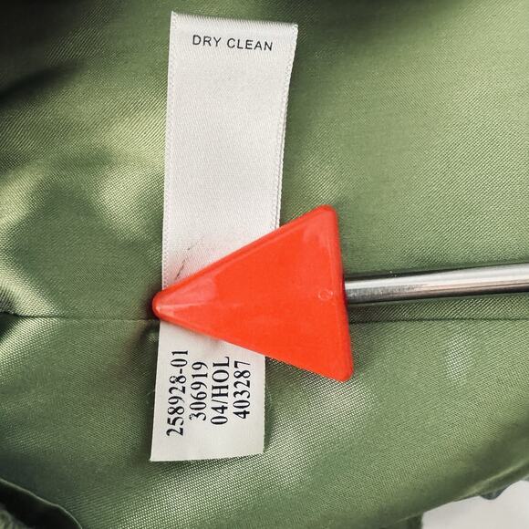 VTG 2004 Banana Republic MD Green Tweed Chenille Blazer Wool Jacket Coat Preppy - Picture 8 of 8